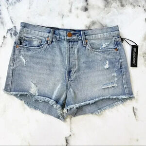 Blank NYC High Rise Hollyweird Denim Shorts NWT